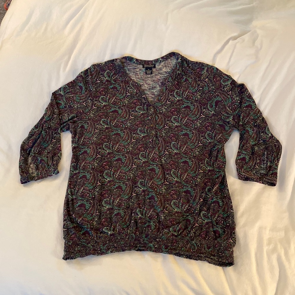 Lucky Brand- women’s boho blouse